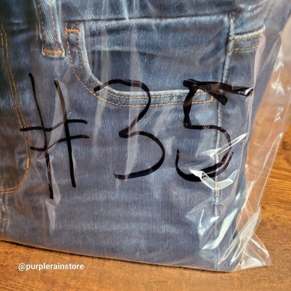 American Eagle Jeans 2 S Jegging Curvy Super Hi Rise Next Level Stretch Dark - Picture 13 of 13